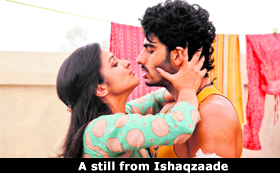 A still from Ishaqzaade