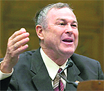 Congressman Dana Rohrabacher who introduced the 'Pakistan Terrorism Accountability Act of 2012' in the US Congress