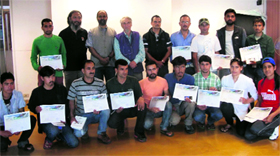 The participants of the trek course in Mussoorie.