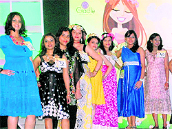 Pregnant women on the ramp during a Mothers Day function at Gurgaon on Sunday