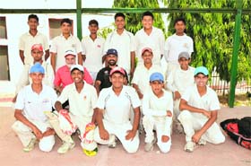 The Chandigarh boys (U-16) cricket team that recently won the ML Markan trophy. 