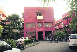 The boys hostel of the Government Medical College in Jammu.