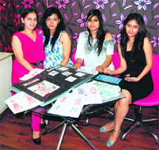 Budding fashion designers from Amritsar, Guncha Chopra, Harjot Kaur, Sonia Dua and Ramandeep Kaur, get ready to wow audience at Lakme Fashion Week. 