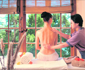 The spa room at Oberoi Cecil 
