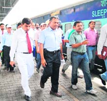 Divisional Railway Manager NC Goel visits Amritsar on Friday.