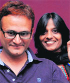 Vikas and Sunaina Jain, parents of Viplov 