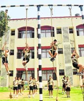 Cadets take training at Maharaja Ranjit Singh Armed Forces Preparatory Institute in Mohali:
