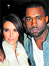 Kim Kardashian and Kanye West