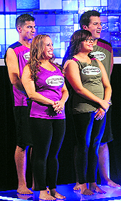 Contestants at the Shedding for the Wedding show