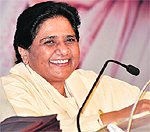 Former UP CM Mayawati addresses mediapersons in New Delhi on Saturday