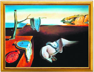 The Persistence of Memory. Painting by Salvador Dali, 1931. Collection: Museum of Modern Art, New York