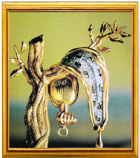 A piece of Jewellery. Based on Dali's Persistence of Memory