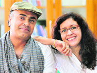 Shernaz Patel with Rajit Kapur
