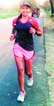 Sumedha Mahajan covered 1,500 kms in 30 days during the Green Run. 