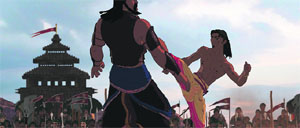A still from Arjun: The Warrior Prince 