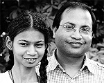 Shikha and her maternal uncle Ravinder Gupta