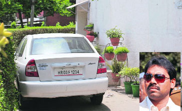 The house of former DPI(S) Samwarthak Singh(right) in Sector 23-A, Chandigarh