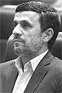 Iranian President Mahmoud Ahmadinejad attends Parliament in Tehran on Sunday