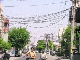 High-tension wires pose a threat to commuters lives.
