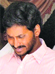 Jagan Mohan Reddy at a Hyderabad court on Monday.  PTI