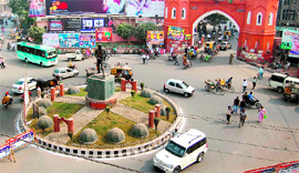 The Hall Gate Chowk in Amritsar.