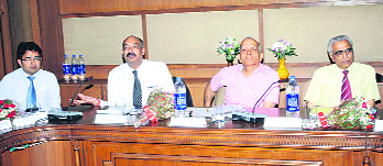 Delegates at a cyber crime conference in Baddi on Tuesday.