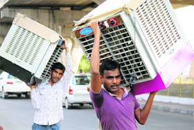 The sale of coolers has picked up as the mercury continues to rise in Jammu