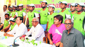 The Quetta Cricket Club team from Pakistan in Dehradun on Thursday.
