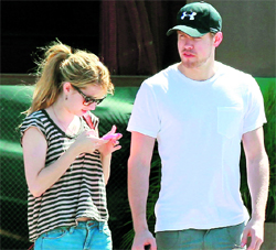 Emma Roberts and Chord Overstreet
