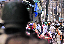 Confrontations with protesters have become a cause for concern for security forces in the Valley