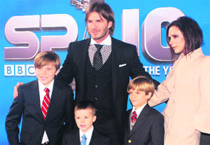 The Beckham family