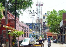 High-tension wires pose a threat to residents in Ward 46 in Amritsar