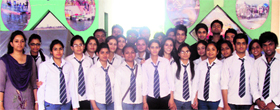 Students of Kurukshetra Institute of Technology and Management, Kurukshetra, at Pushpa Gujral Science City, Kapurthala.