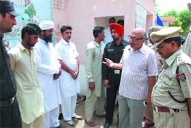 DGP (Prisons) Shashi Kant interacts with inmates of the Central Jail in Bathinda on Wednesday