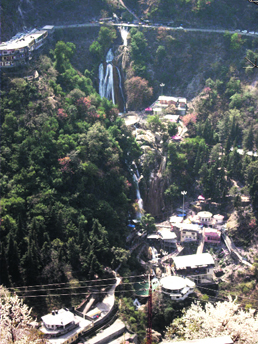 A view of Kempty Falls