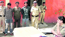 Three thieves in police custody in Dehradun on Wednesday