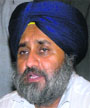 Punjab Deputy Chief Minister Sukhbir Singh Badal