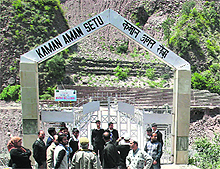 The Kaman Post near the LoC in Baramulla district 