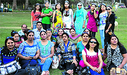 Faculty members of GMT Public School during a trip to Dalhousie