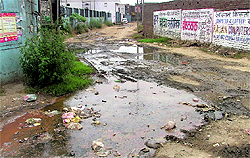 A street of ward no. 74 in Ludhiana