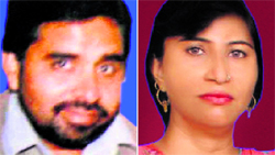 Gurvishal Singh and his wife Surinder Kaur