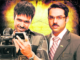  Emraan Hashmi and Abhay Deol in a still from Shanghai