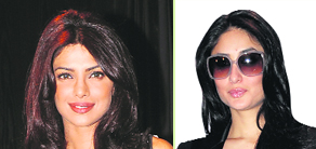 New friends: Priyanka Chopra and Kareena Kapoor