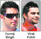 Yuvraj Singh, Virat Kohli