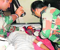 Pakistan troops deployed on UN mission in Congo being treated by Indian doctors stationed there.