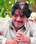 A mourner after the killing of Pakistani policemen in Quetta.