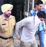 another accomplice being produced at a court in Jalandhar