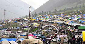 A file photo of Baltal camp