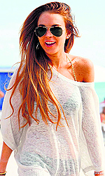 Accident prone: Lindsay Lohan