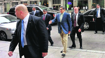 External Affairs Minister SM Krishna arrives in Washington to attend the third India-US Strategic Dialogue, which starts on June 13. 